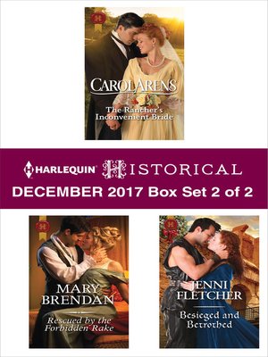 cover image of Harlequin Historical December 2017--Box Set 2 of 2
